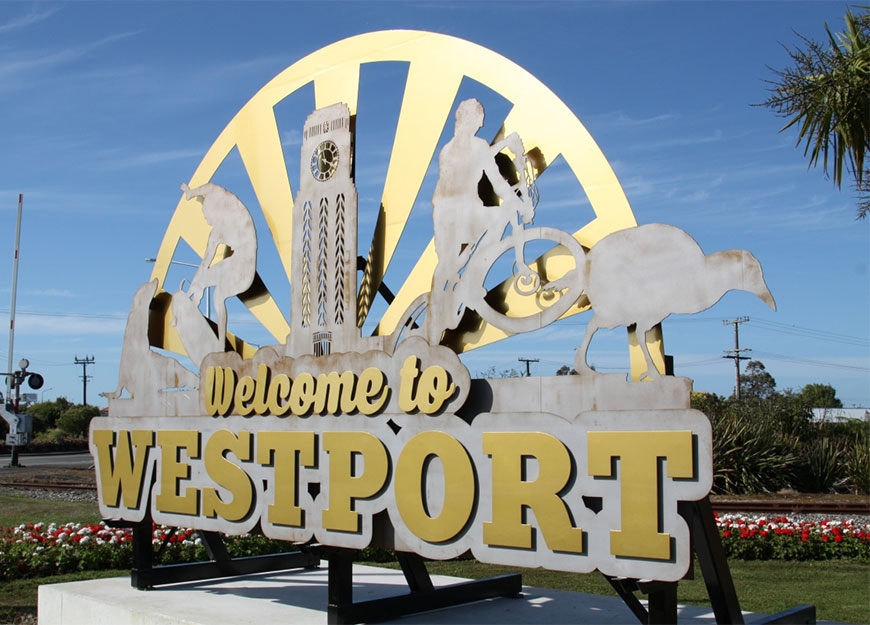 Welcome to Westport, West Coast, South Island, NZ