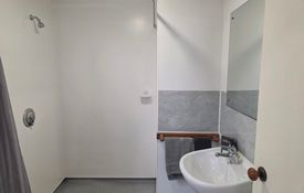 Wet floor bathroom